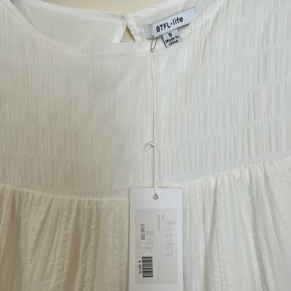White babydoll dress - Picture 3 of 3